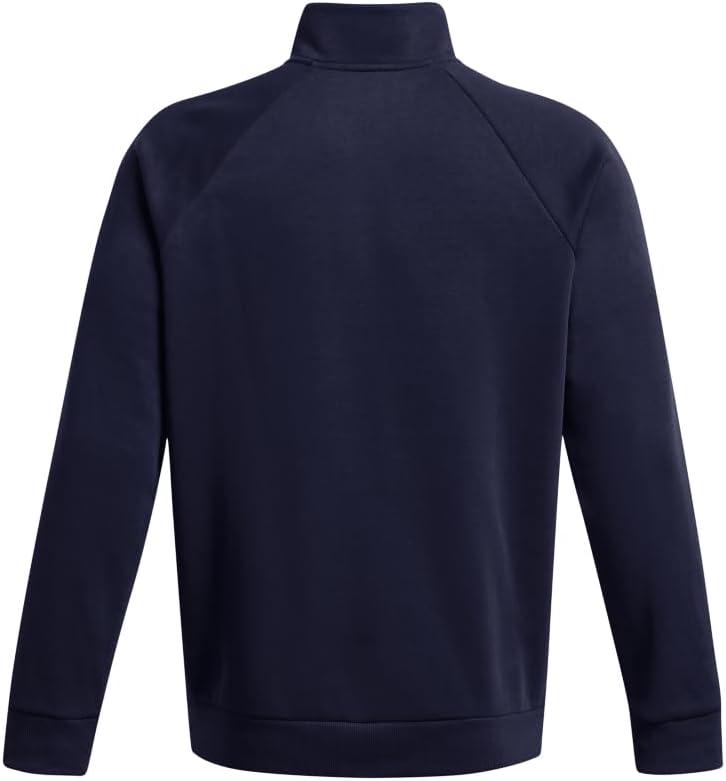 imageUnder Armour mens Rival Fleece Quarter Zip410 Midnight Navy   White