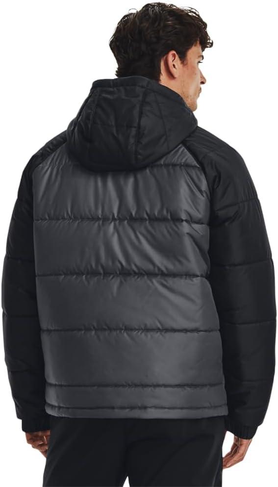 imageUnder Armour mens Storm Insulated Hooded Jacket001 Black  Pitch Gray  Pitch Gray