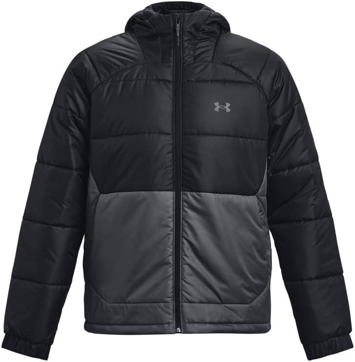 imageUnder Armour mens Storm Insulated Hooded Jacket001 Black  Pitch Gray  Pitch Gray