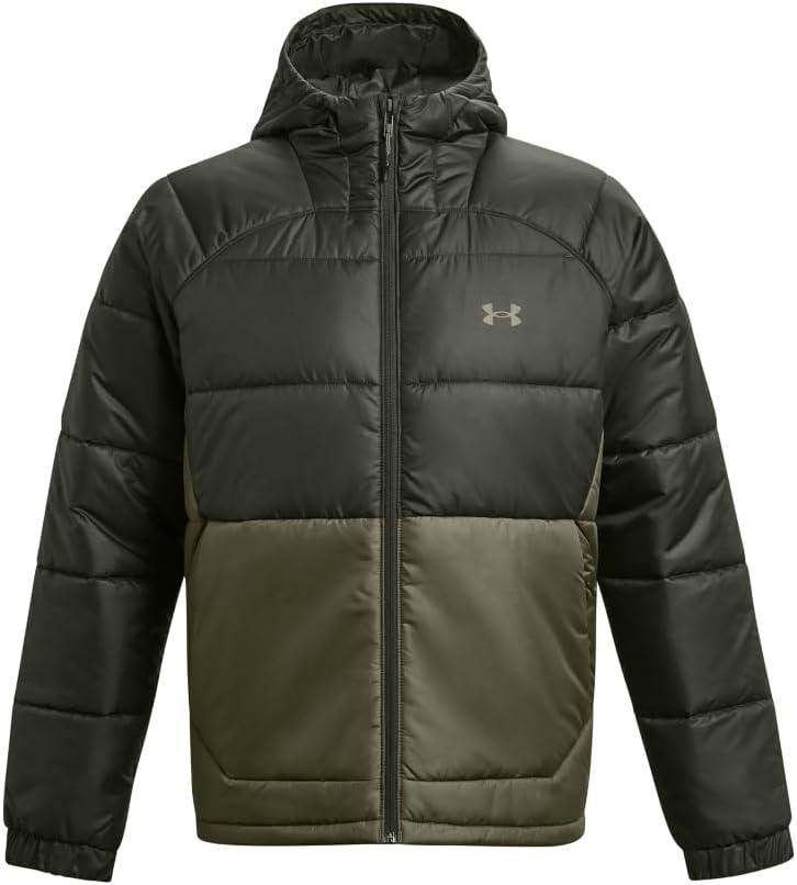 imageUnder Armour mens Storm Insulated Hooded Jacket310 Baroque Green  Marine Od Green  Marine Od Green