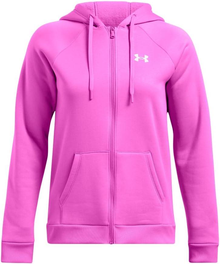 imageUnder Armour womens Armour Fleece Full Zip572 Vivid Magenta   White