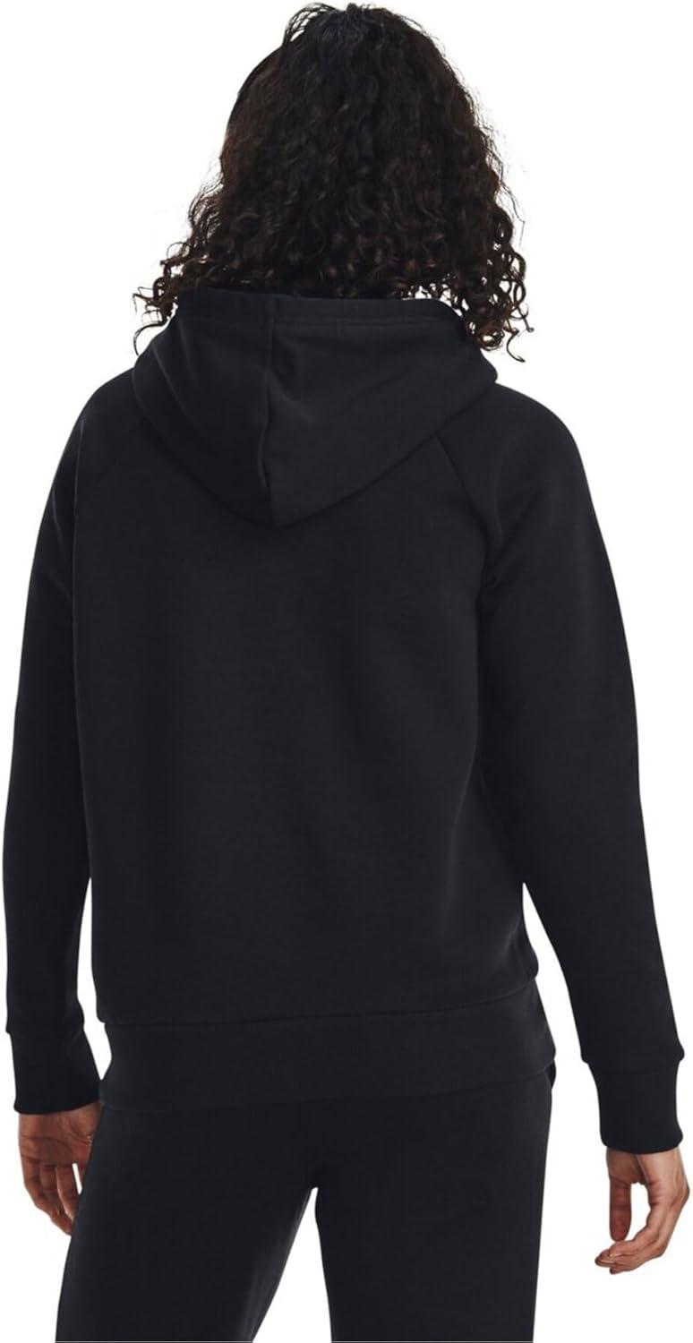 imageUnder Armour womens Rival Fleece Big Logo Hoodie001 Black   White