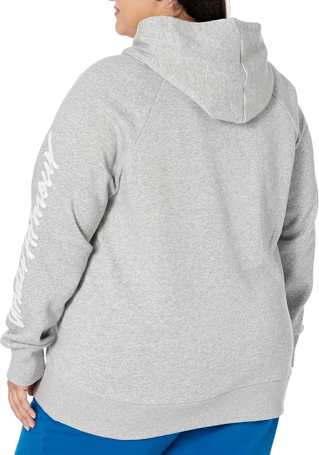 imageUnder Armour womens Rival Fleece Big Logo Hoodie011 Mod Gray   White