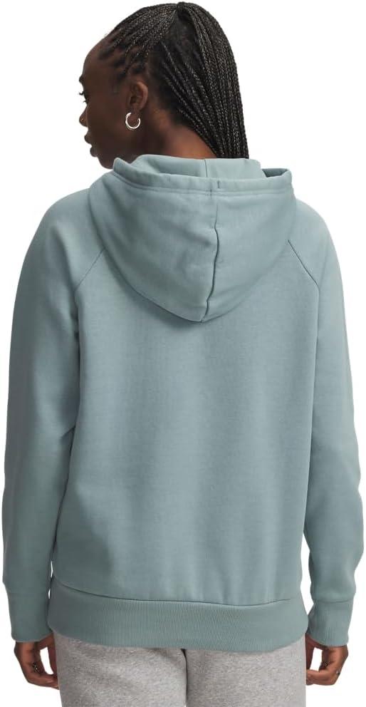 imageUnder Armour womens Rival Fleece Big Logo Hoodie323 Serpentine   White