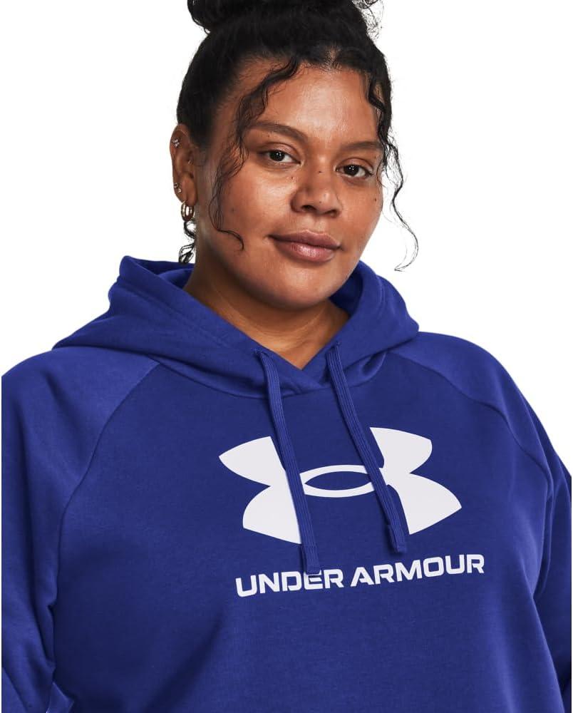 imageUnder Armour womens Rival Fleece Big Logo Hoodie400 Royal   White