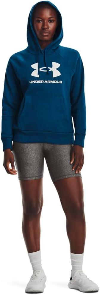 imageUnder Armour womens Rival Fleece Big Logo Hoodie426 Varsity Blue   White