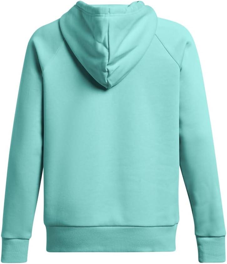 imageUnder Armour womens Rival Fleece Big Logo Hoodie482 Radial Turquoise   White