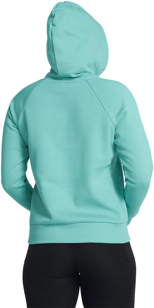 imageUnder Armour womens Rival Fleece Big Logo Hoodie482 Radial Turquoise   White