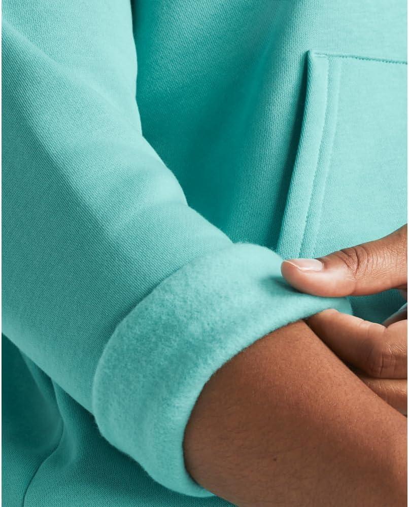 imageUnder Armour womens Rival Fleece Big Logo Hoodie482 Radial Turquoise   White