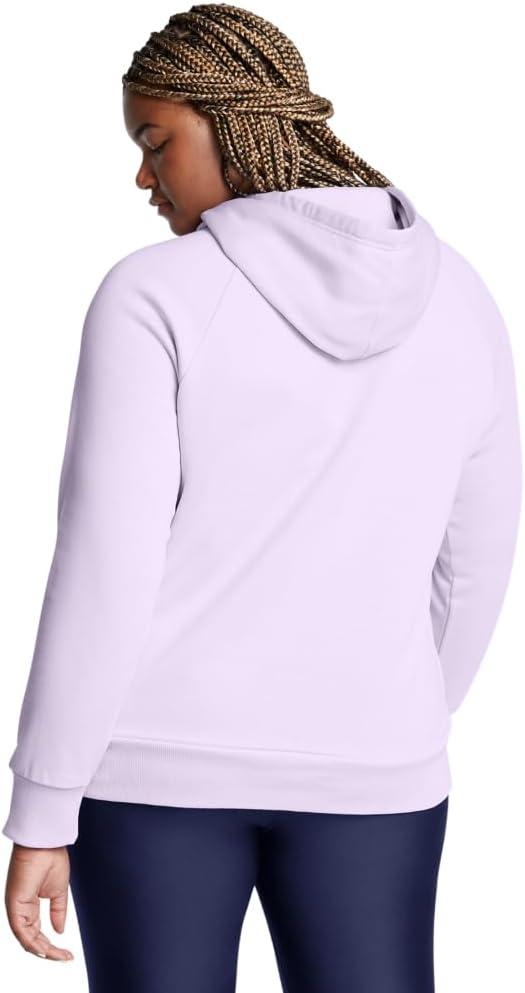 imageUnder Armour womens Rival Fleece Big Logo Hoodie535 Salt Purple   White