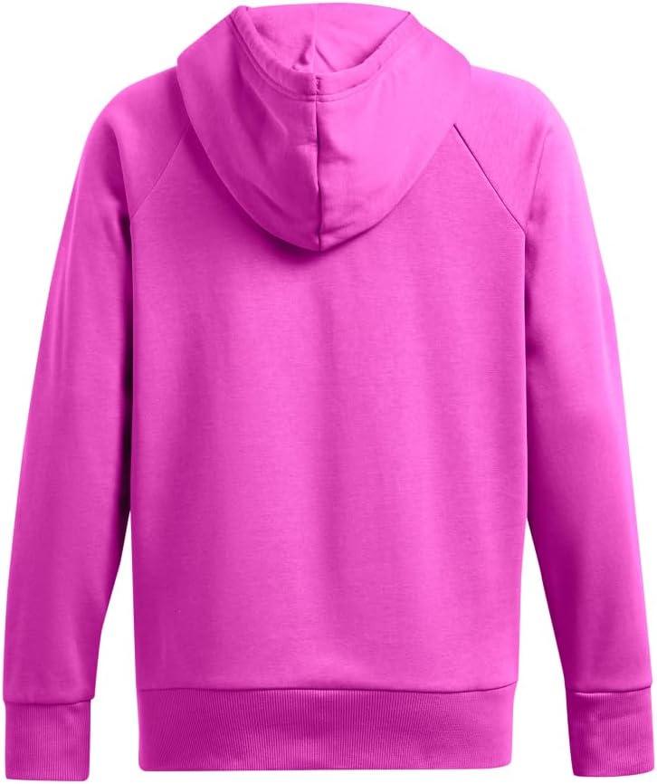 imageUnder Armour womens Rival Fleece Big Logo Hoodie572 Vivid Magenta   White