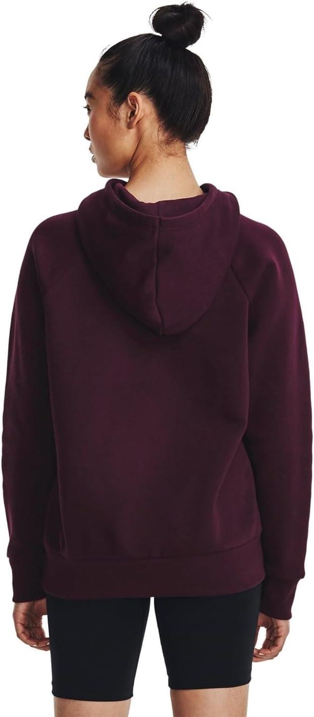 imageUnder Armour womens Rival Fleece Big Logo Hoodie600 Dark Maroon   White
