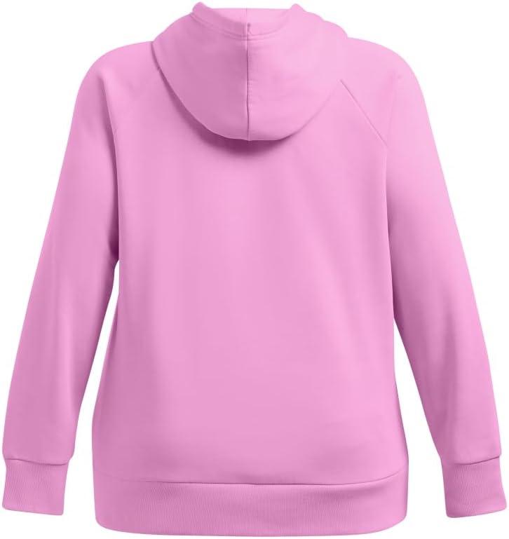 imageUnder Armour womens Rival Fleece Big Logo Hoodie638 Stellar Pink   White