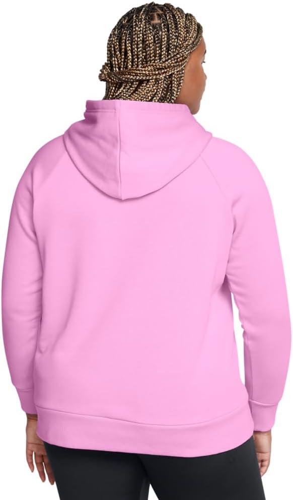 imageUnder Armour womens Rival Fleece Big Logo Hoodie638 Stellar Pink   White