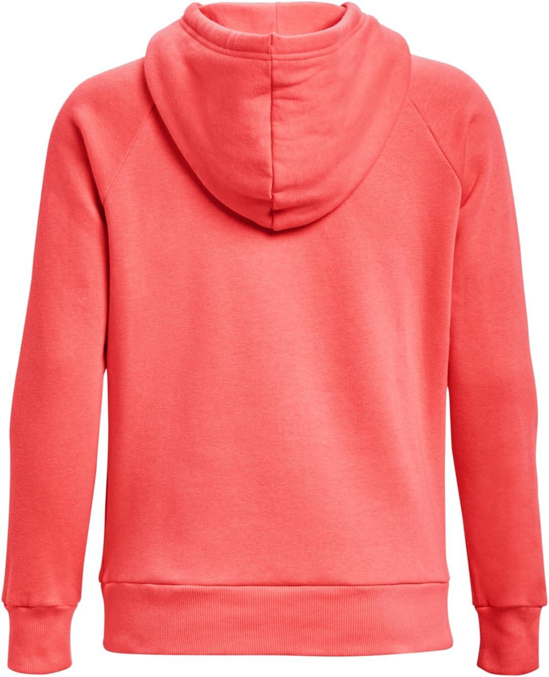 imageUnder Armour womens Rival Fleece Big Logo Hoodie690 Venom Red   White