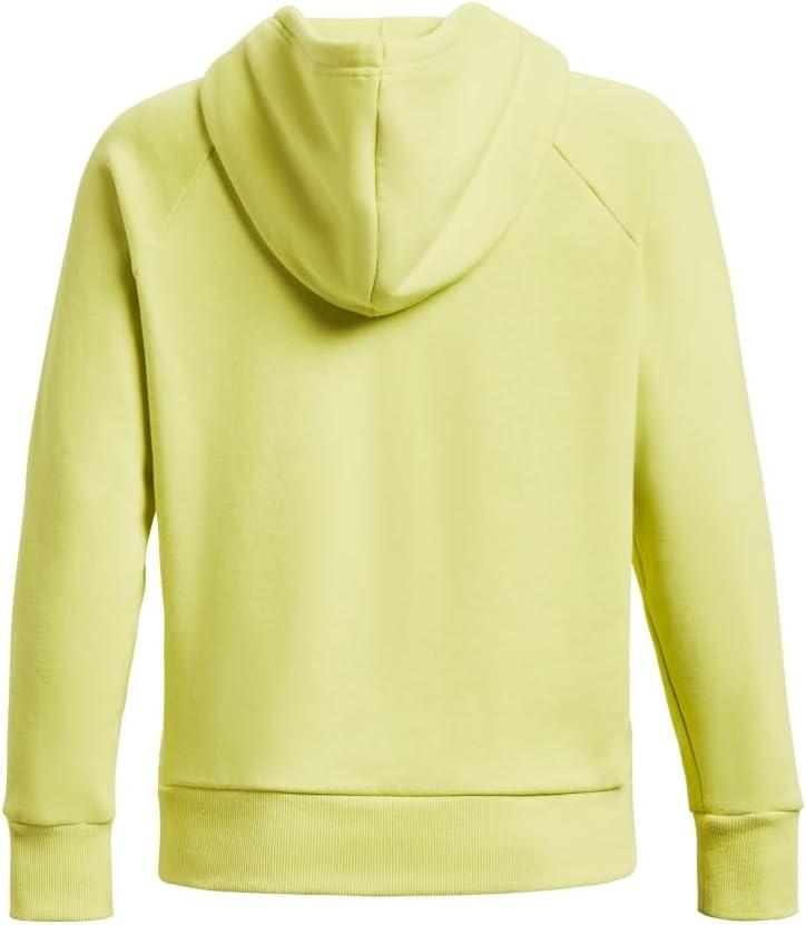 imageUnder Armour womens Rival Fleece Big Logo Hoodie743 Lime Yellow   White