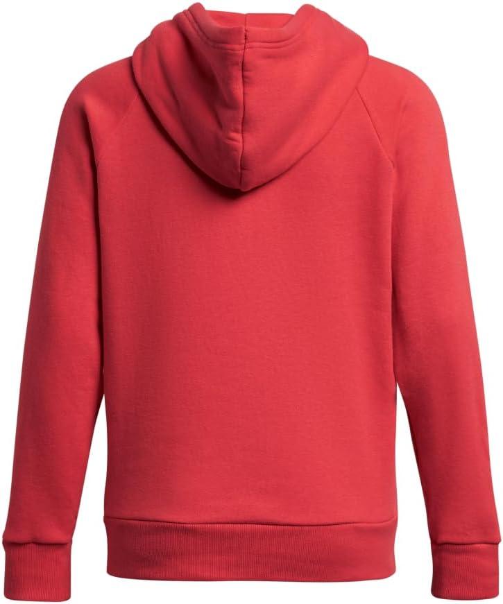 imageUnder Armour womens Rival Fleece Big Logo Hoodie814 Red Solstice   White