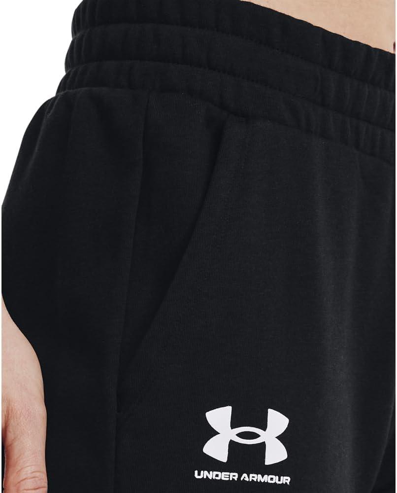 imageUnder Armour womens Rival Fleece Joggers001 Black   White
