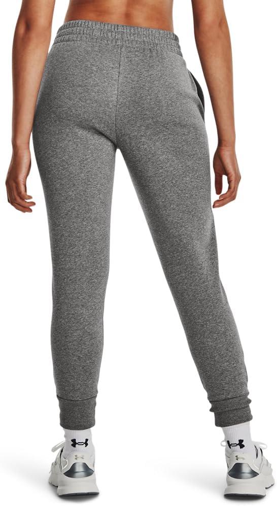 imageUnder Armour womens Rival Fleece Joggers025 Castlerock Light Heather   White