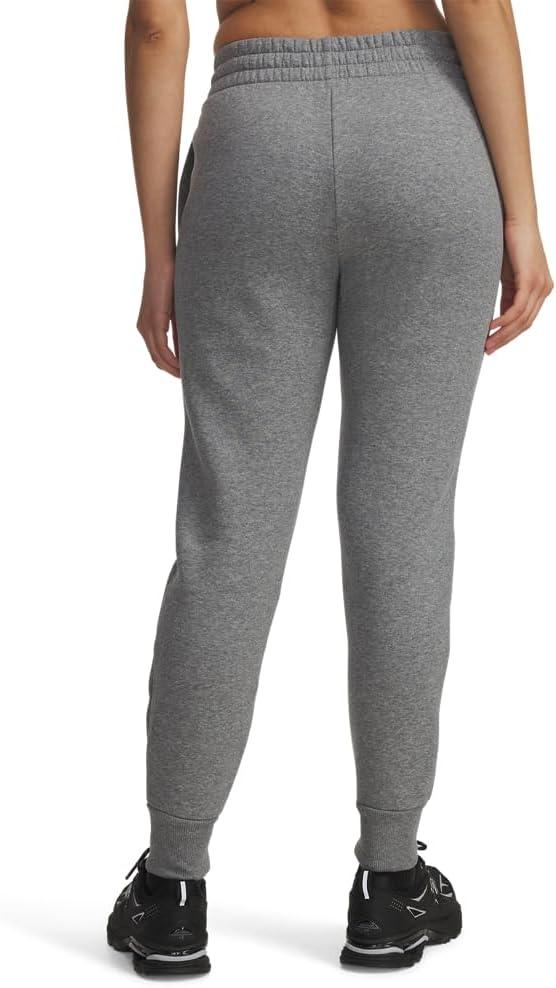 imageUnder Armour womens Rival Fleece Joggers028 Castlerock Light Heather   White
