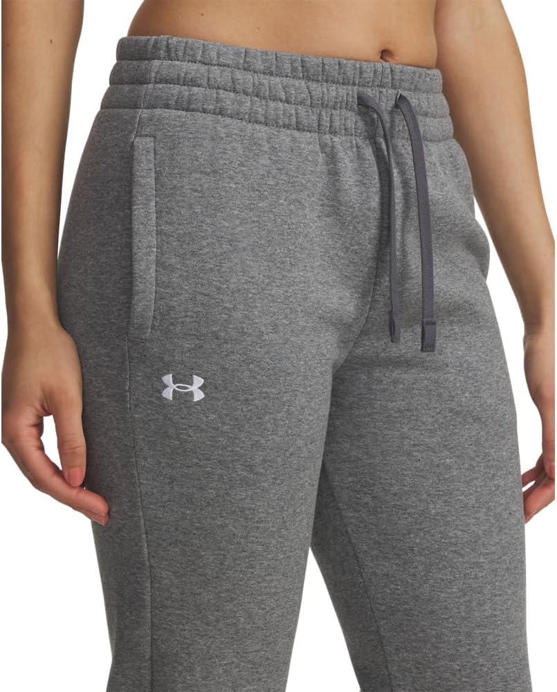 imageUnder Armour womens Rival Fleece Joggers028 Castlerock Light Heather   White