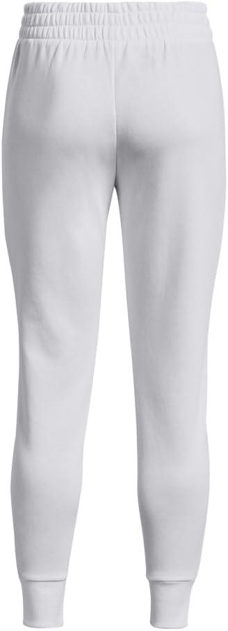 imageUnder Armour womens Rival Fleece Joggers100 White   Black