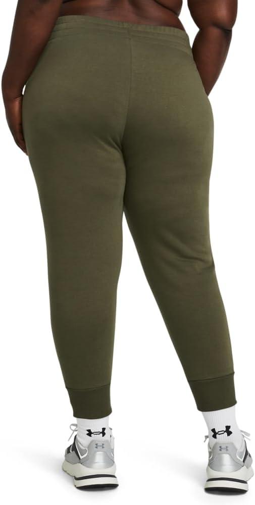 imageUnder Armour womens Rival Fleece Joggers390 Marine Od Green   White