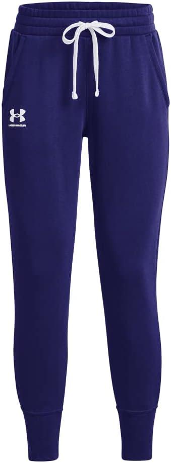 imageUnder Armour womens Rival Fleece Joggers468 Sonar Blue   White