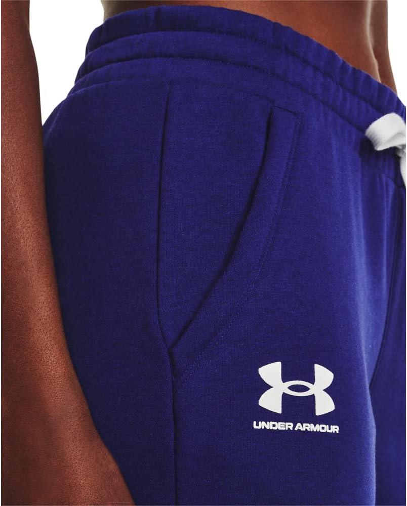imageUnder Armour womens Rival Fleece Joggers468 Sonar Blue   White