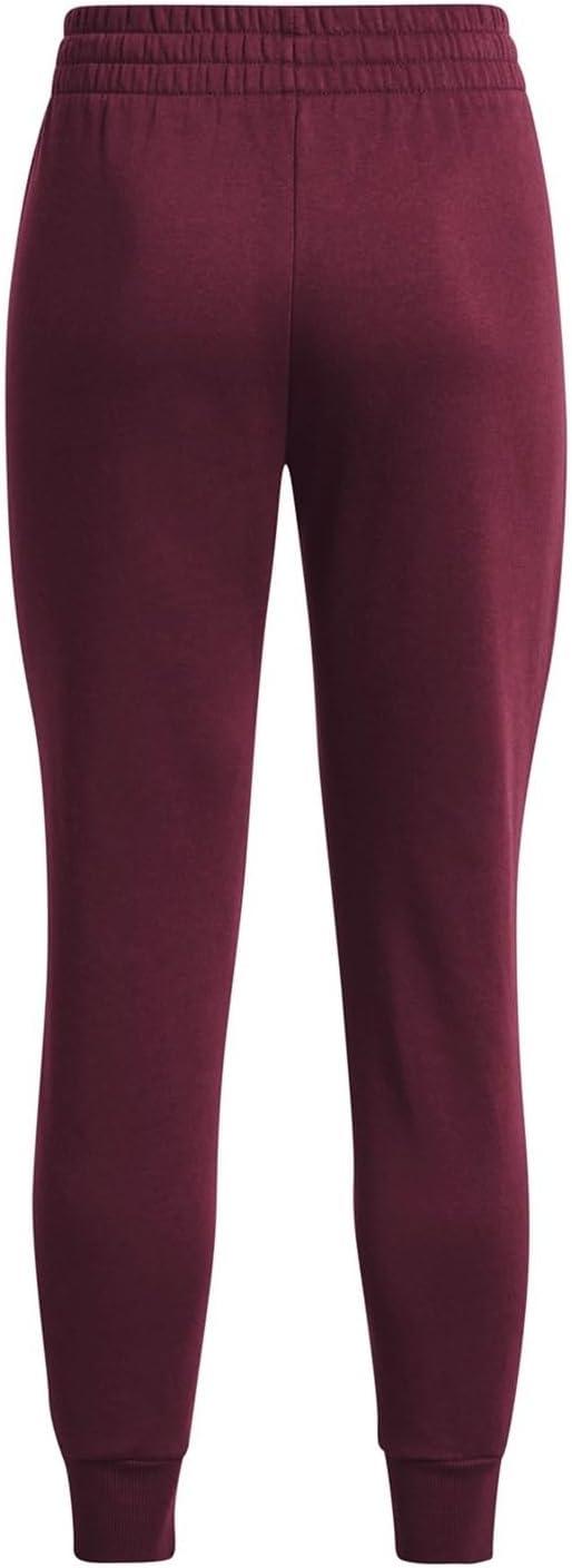 imageUnder Armour womens Rival Fleece Joggers600 Dark Maroon   White