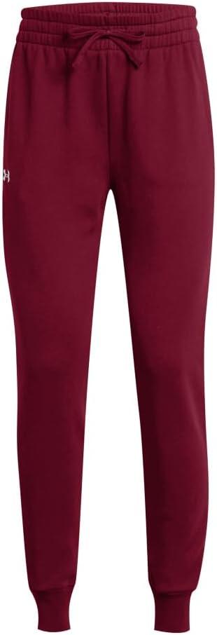 imageUnder Armour womens Rival Fleece Joggers625 Cardinal   White