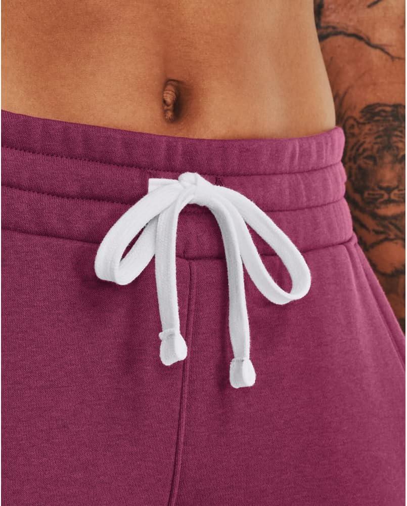 imageUnder Armour womens Rival Fleece Joggers635 Charged Cherry   White