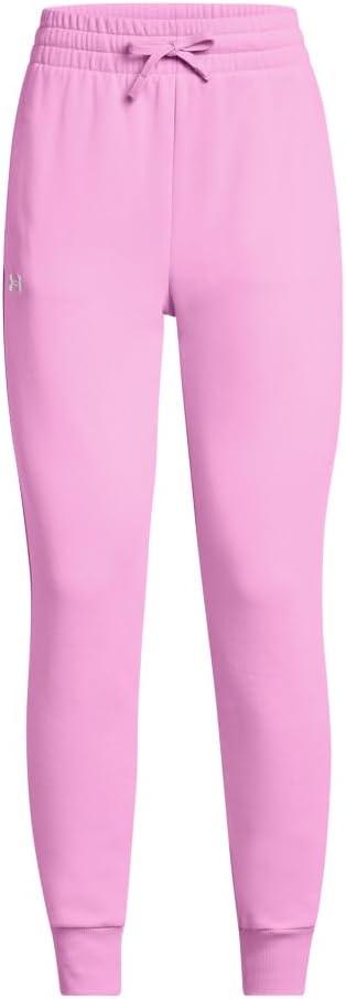 imageUnder Armour womens Rival Fleece Joggers638 Stellar Pink   White