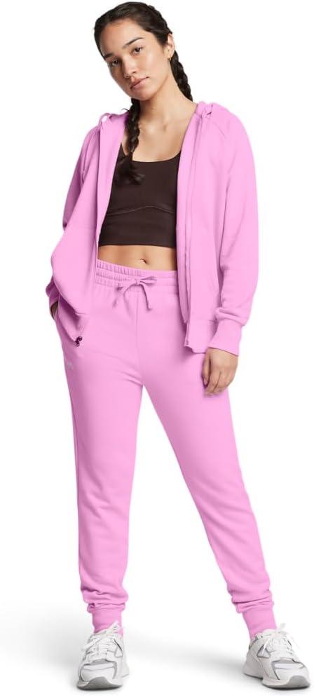imageUnder Armour womens Rival Fleece Joggers638 Stellar Pink   White