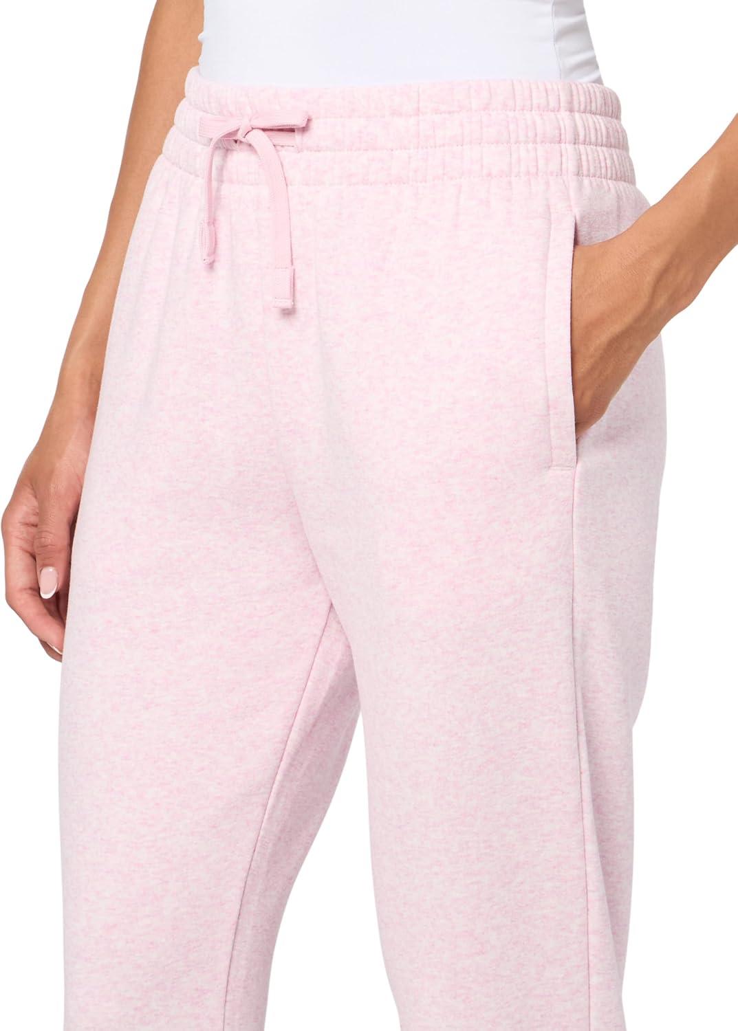 imageUnder Armour womens Rival Fleece Joggers647 Prime Pink   White