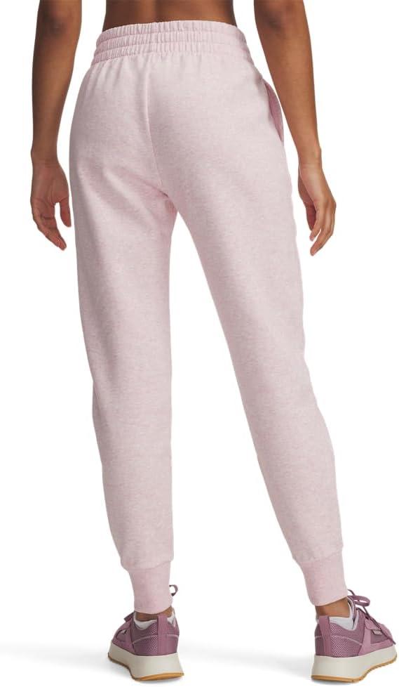 imageUnder Armour womens Rival Fleece Joggers649 Prime Pink Light Heather   Prime Pink