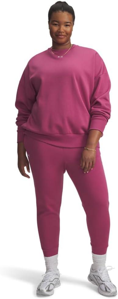 imageUnder Armour womens Rival Fleece Joggers659 Fuchsia Dusk   White