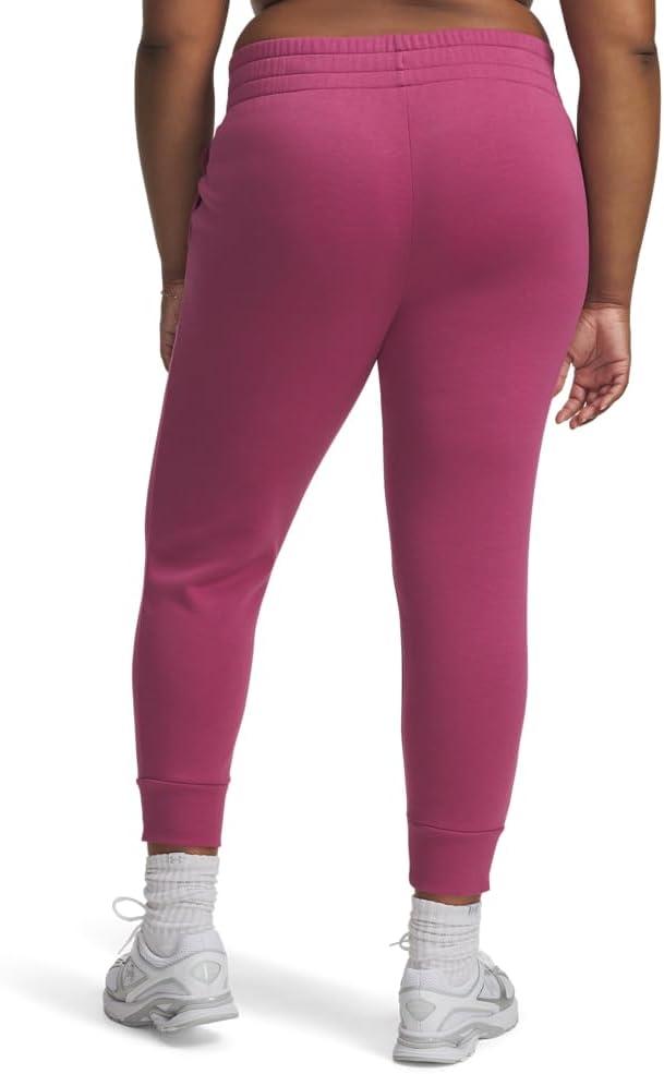 imageUnder Armour womens Rival Fleece Joggers659 Fuchsia Dusk   White