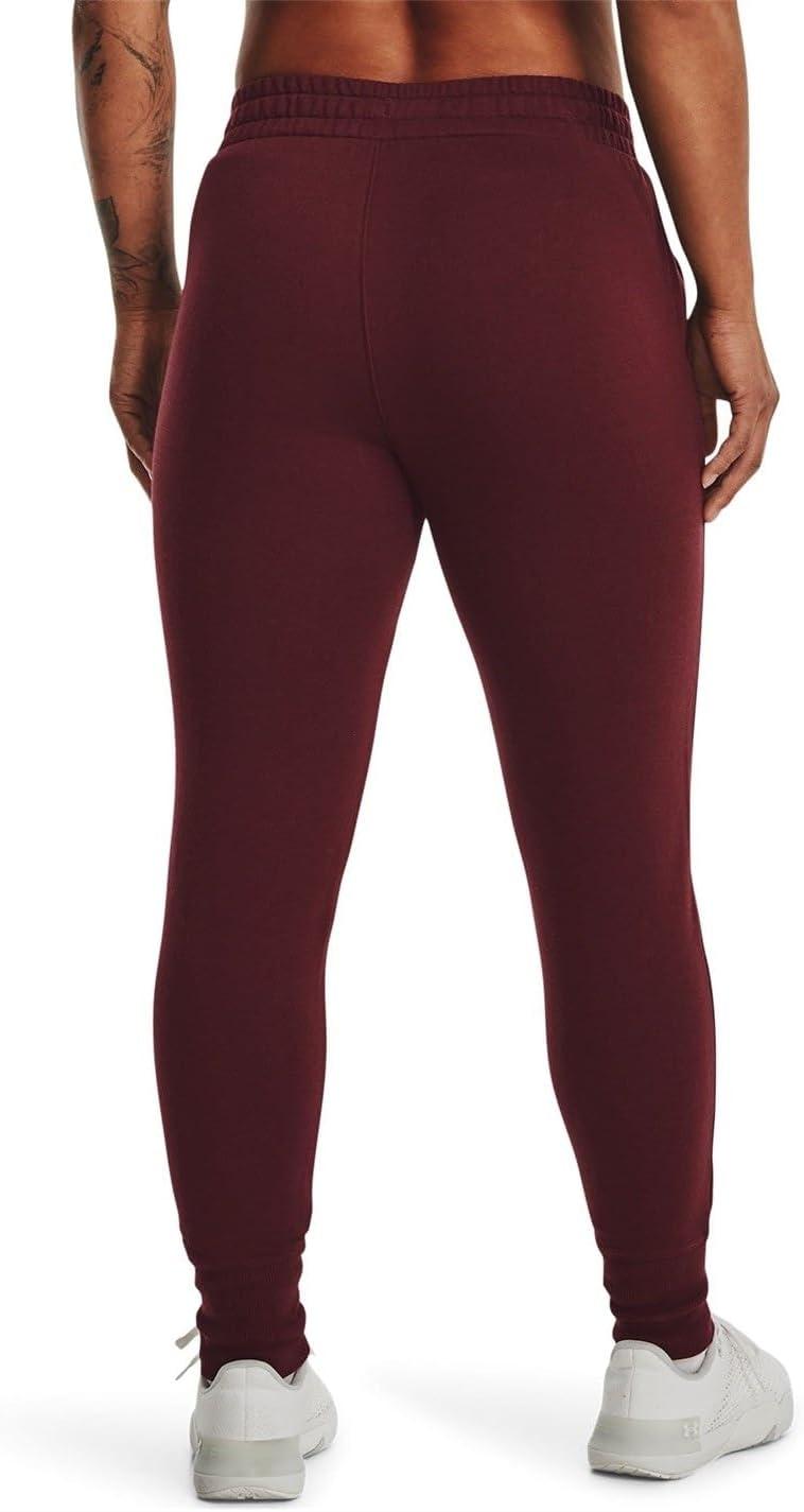 imageUnder Armour womens Rival Fleece Joggers690 Chestnut Red   White