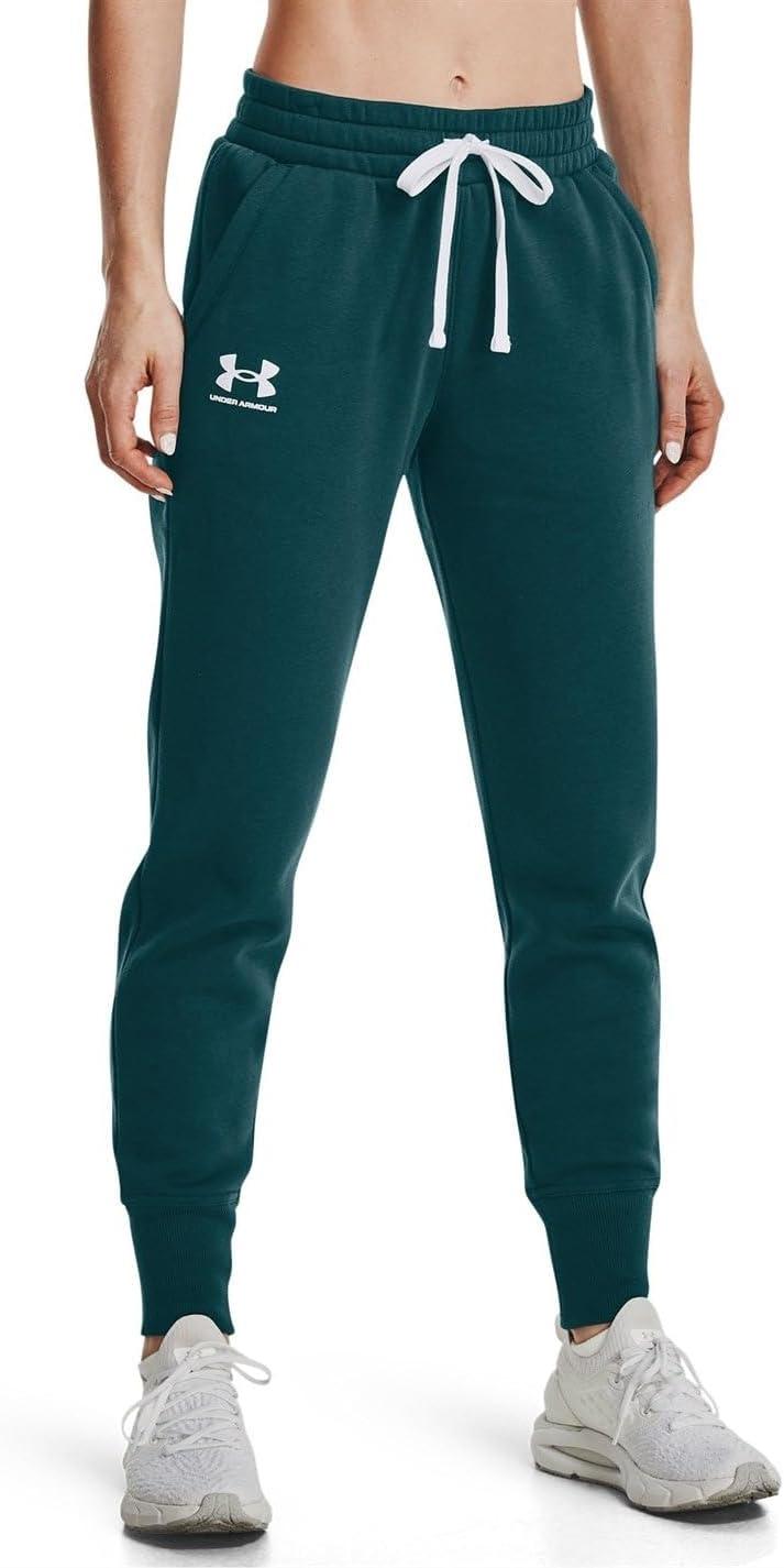 imageUnder Armour womens Rival Fleece Joggers716 Tourmaline Teal   White