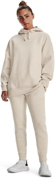 imageUnder Armour womens Rival Fleece Joggers783 Oatmeal Light Heather   White