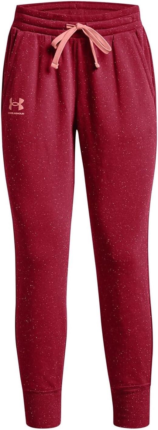 imageUnder Armour womens Rival Fleece JoggersBlack Rose 664White