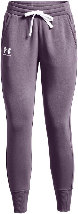 imageUnder Armour womens Rival Fleece JoggersClub Purple 530White