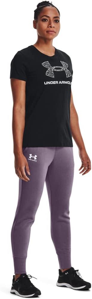 imageUnder Armour womens Rival Fleece JoggersClub Purple 530White