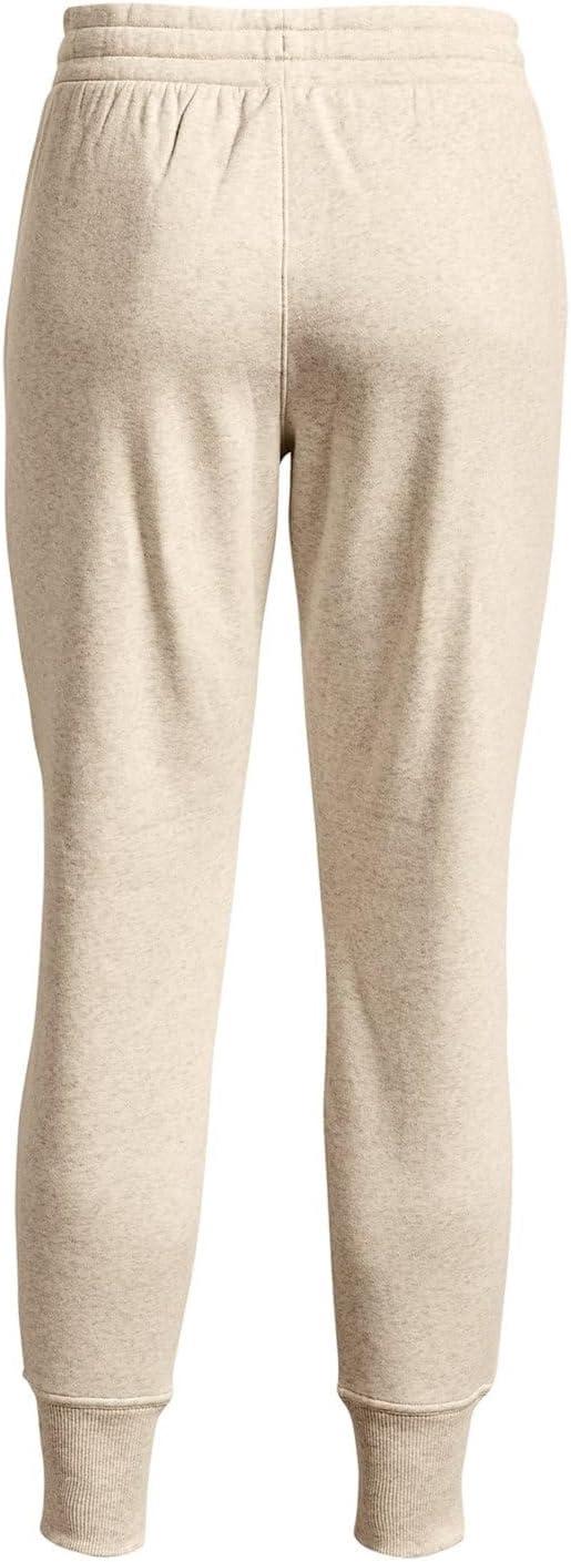 imageUnder Armour womens Rival Fleece JoggersOatmeal Light Heather 783White