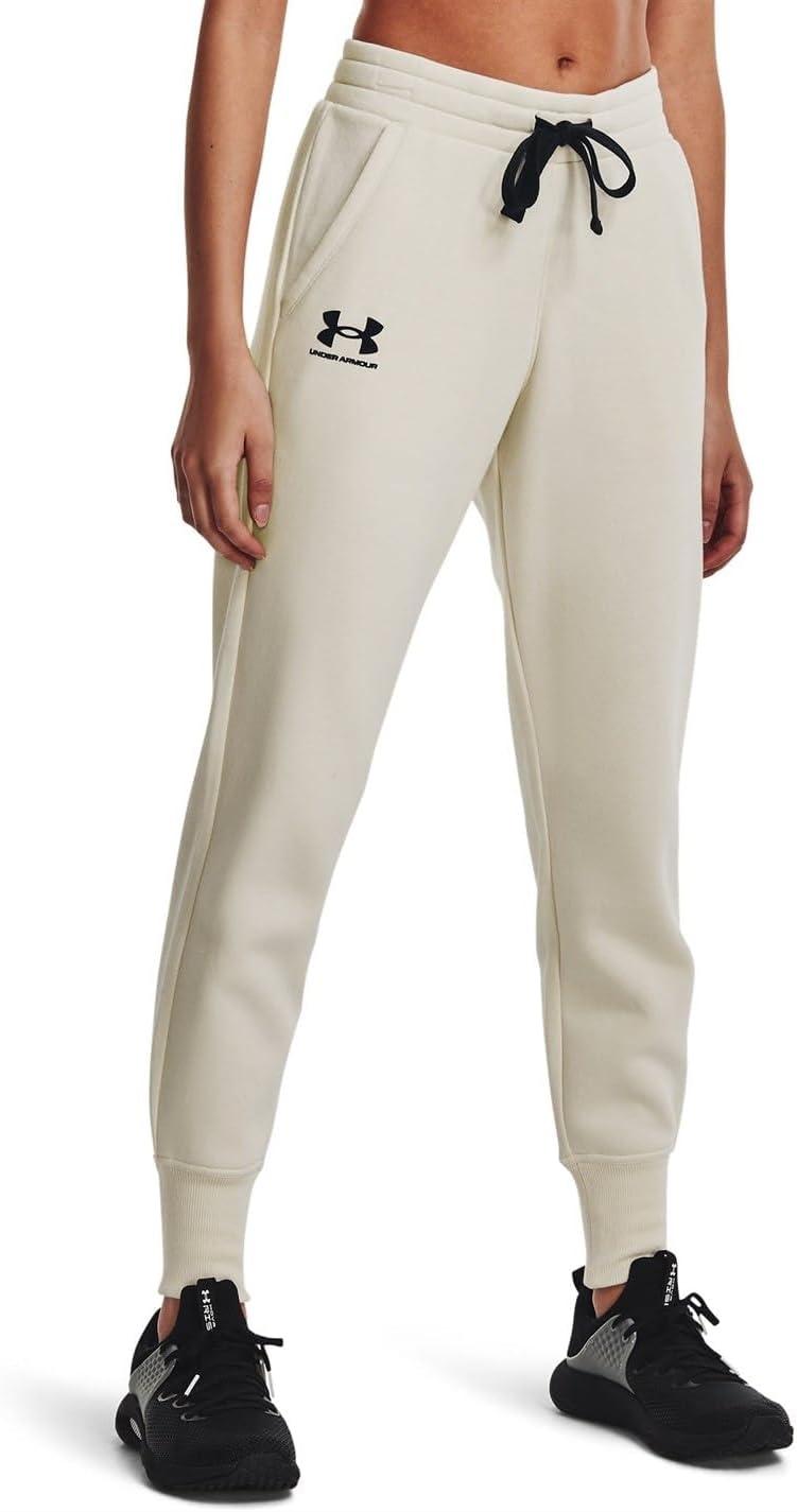 imageUnder Armour womens Rival Fleece JoggersStone 279Black
