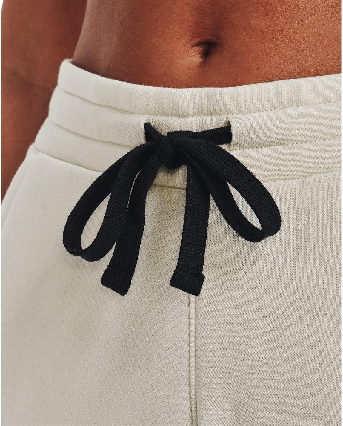 imageUnder Armour womens Rival Fleece JoggersStone 279Black