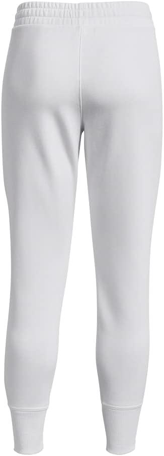 imageUnder Armour womens Rival Fleece JoggersWhite 100Black