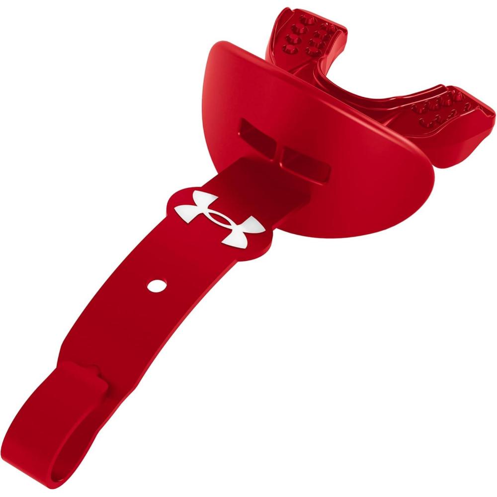 imageUnder Armour Air Lip Guard Mouth Guard wFootball Helmet StrapRed