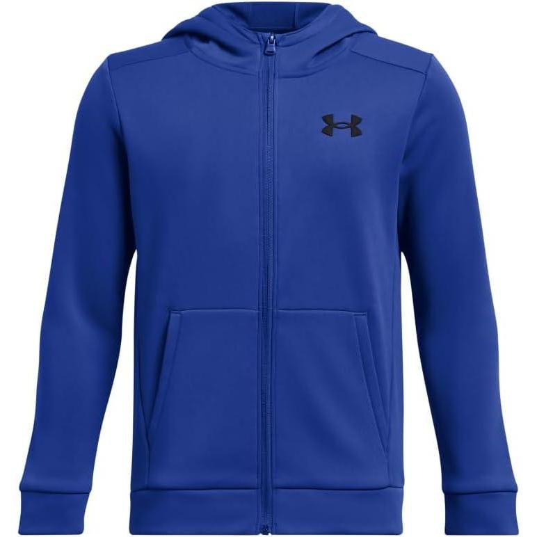 imageUnder Armour Boys Armourfleece Full Zip Hoodie401 Team Royal   Black